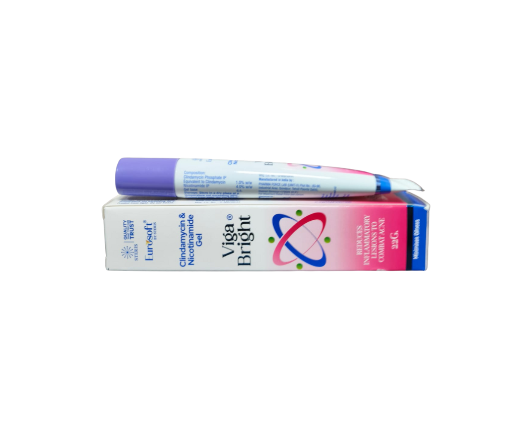 Clindamycin and Nicotinamide Gel: How VIGA BRIGHT Gel Fights Acne & Marks