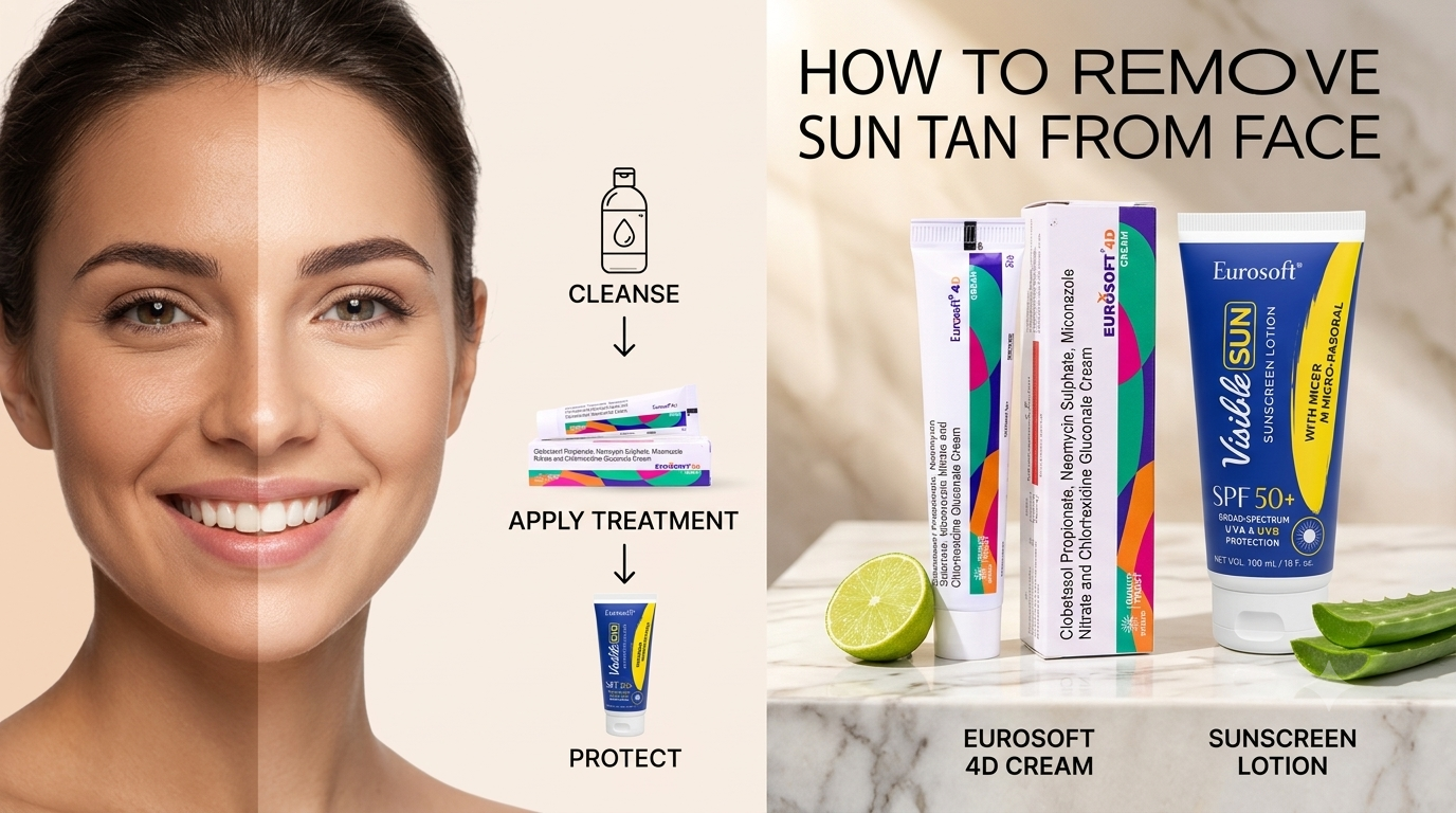 How to Remove Sun Tan from Face: Remedies, Packs & Products That Work