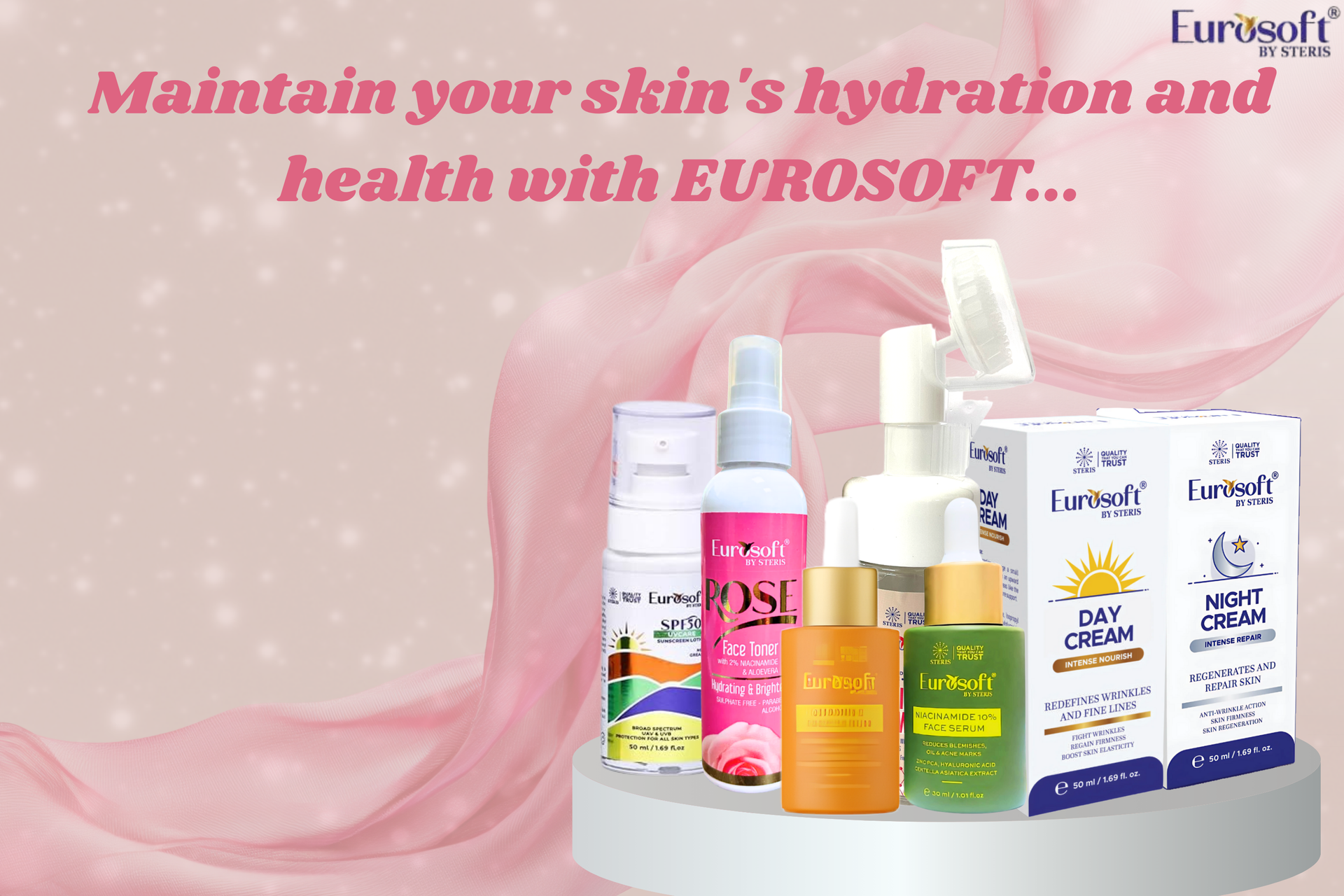 winter skincare routine for dry skin with Eurosoft