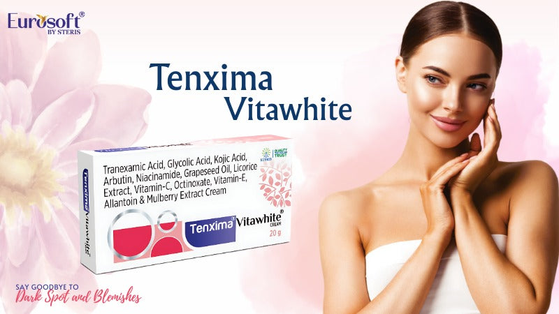 TENXIMA VITA WHITE CREAM: Best Kojic Acid Cream for Glowing Skin.