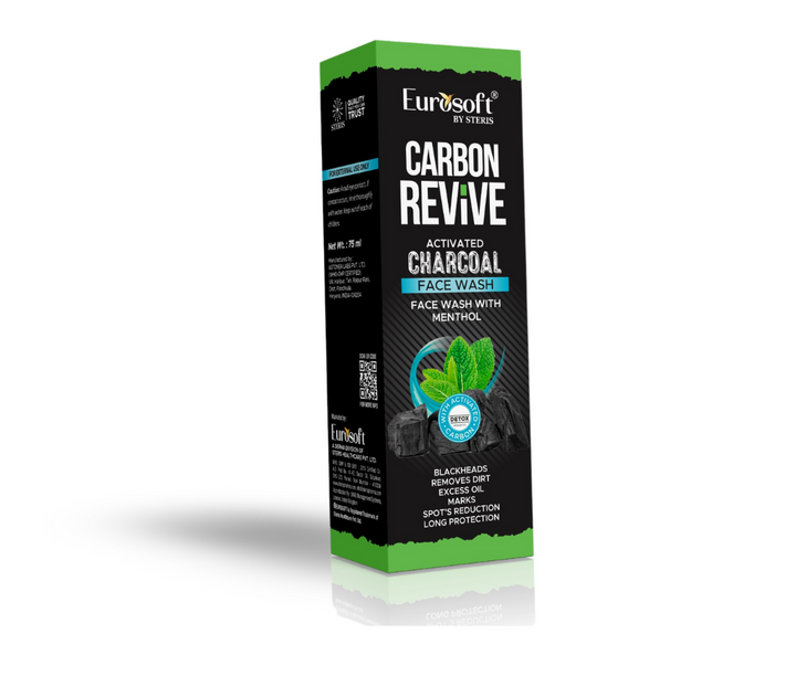 Activated charcoal face wash