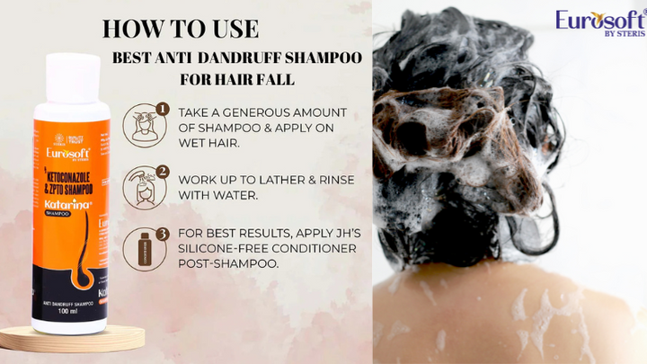 Katarina Anti Dandruff Soft Shampoo by Steris Healthcare.