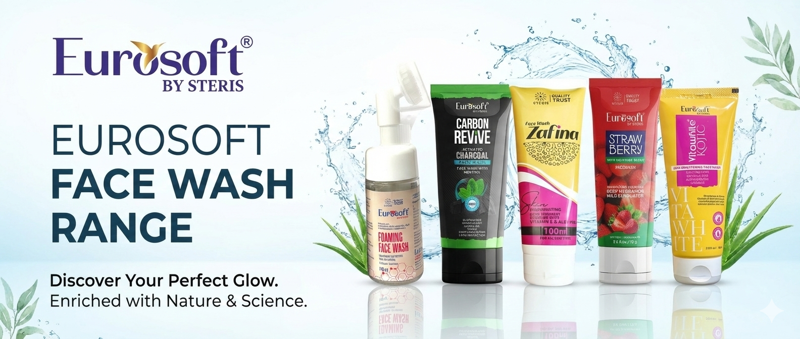 top 5 best face wash for glowing skin by EUROSOFT BY STERIS