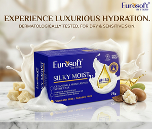 Buy Moisturizing Soap For Winter :Eurosoft Silky Moist Syndet Bar