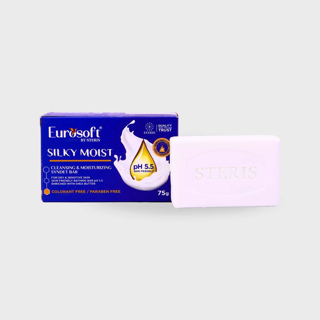 Silky Moist Cleansing & Moisturizing Syndet Bar