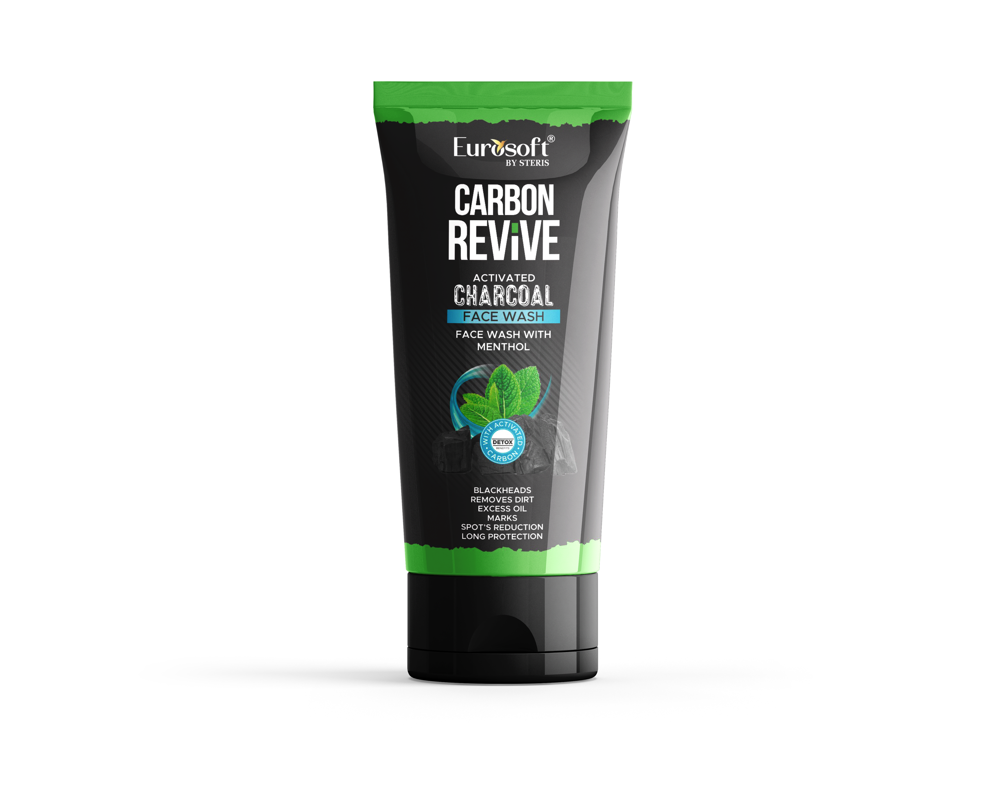 charcoal face wash | EUROSOFT CARBON REVIVE  activated charcoal toothpaste