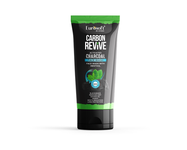 charcoal face wash | EUROSOFT CARBON REVIVE  activated charcoal toothpaste