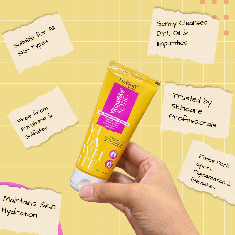 Eurosoft Vitawhite Kojic Facewash