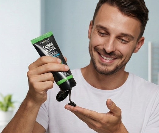 Activated charcoal face wash