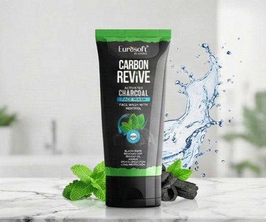 Activated charcoal face wash