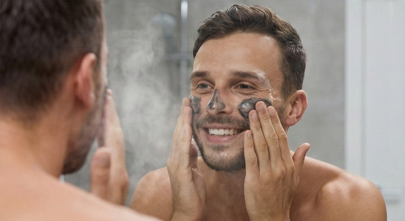 Activated charcoal face wash