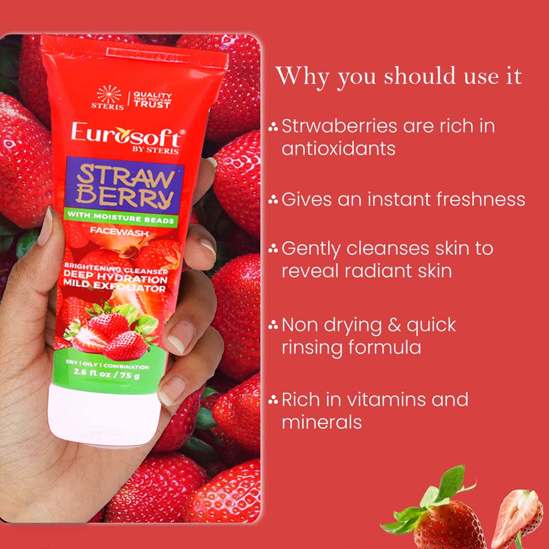 Strawberry face wash