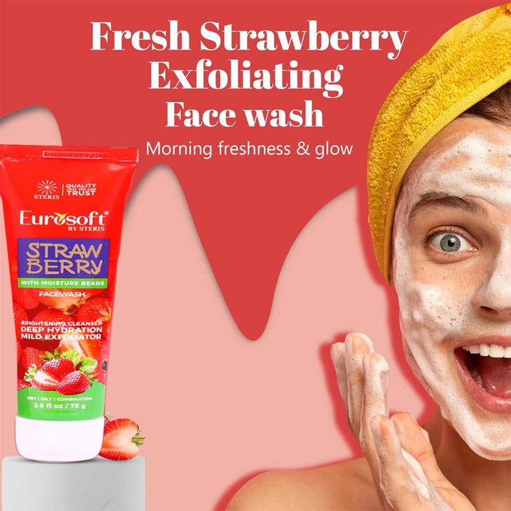 Strawberry with Moisture Beads Facewash