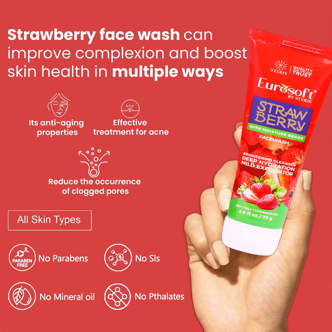 Strawberry face wash